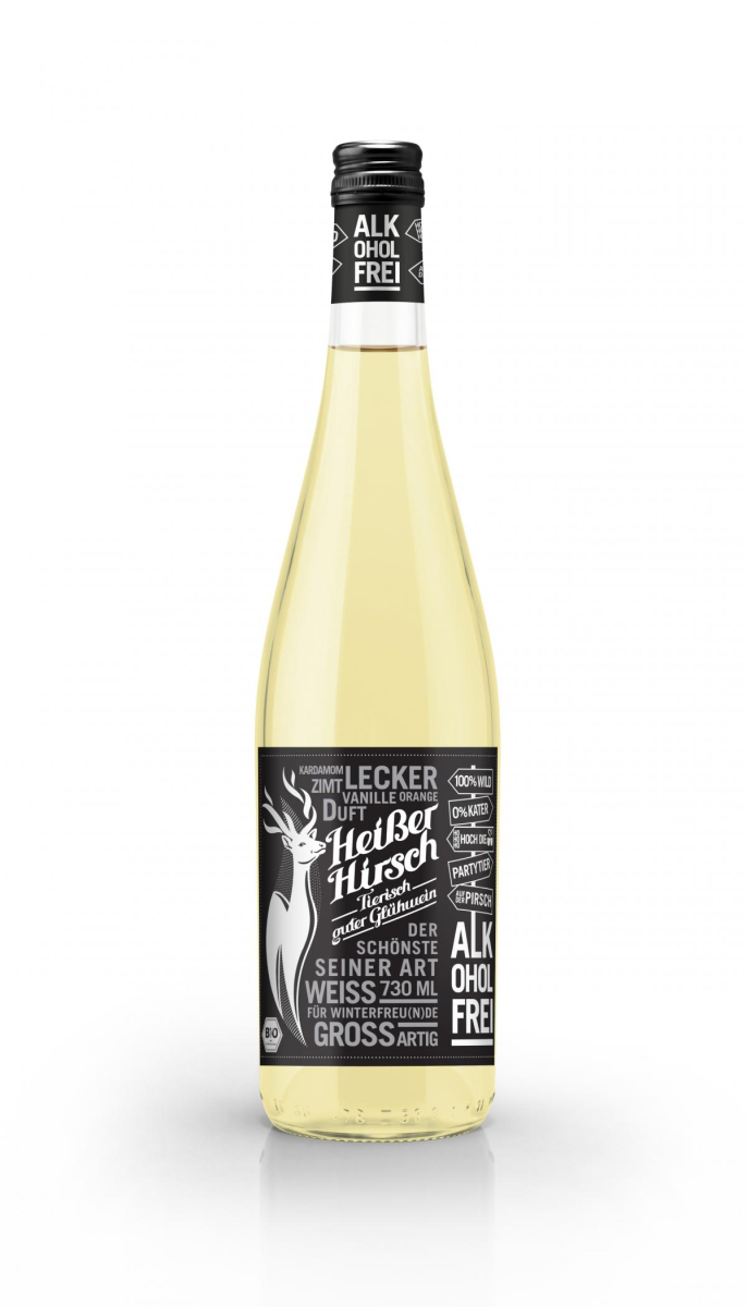 Heißer Hirsch weiß alkoholfrei
