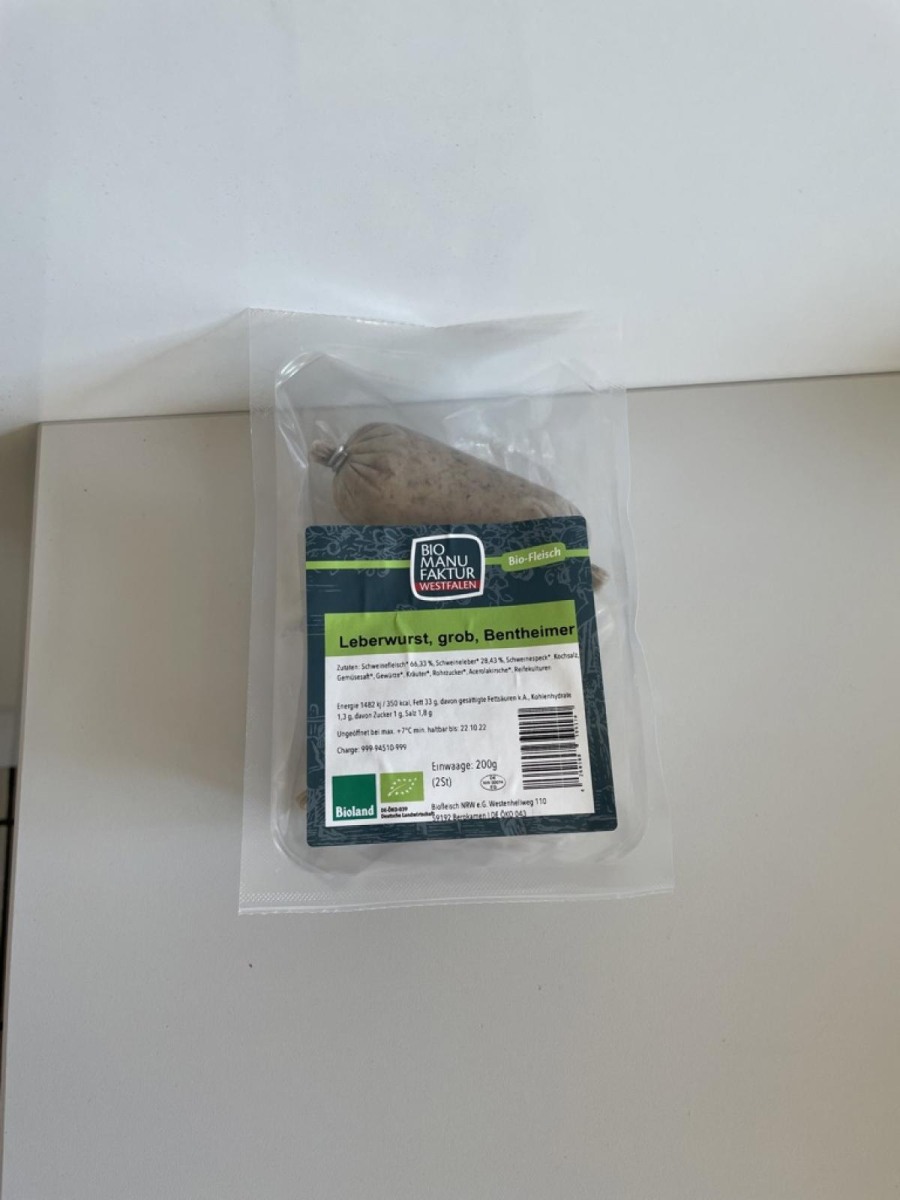 Bentheimer Leberwurst grob