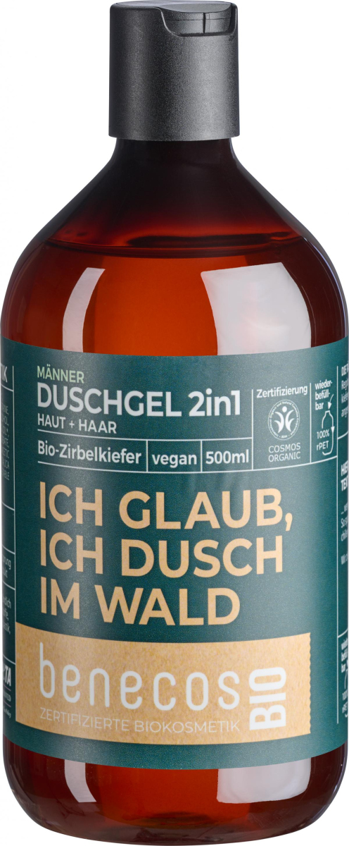 Duschgel 2in1 Zirbelkiefer "Ich glaub ich dusch im Wald"
