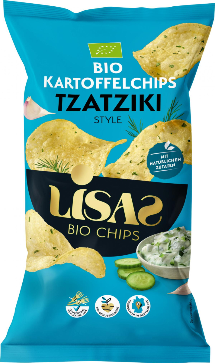 Kartoffelchips Tzatziki