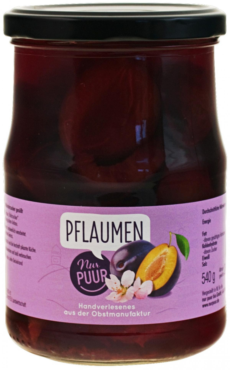 Pflaumen halbe Frucht
