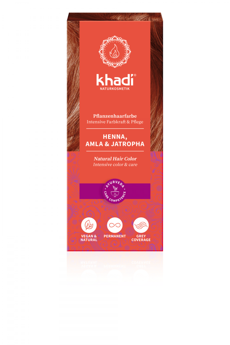 Pflanzenhaarfarbe Henna Amla Jatropha