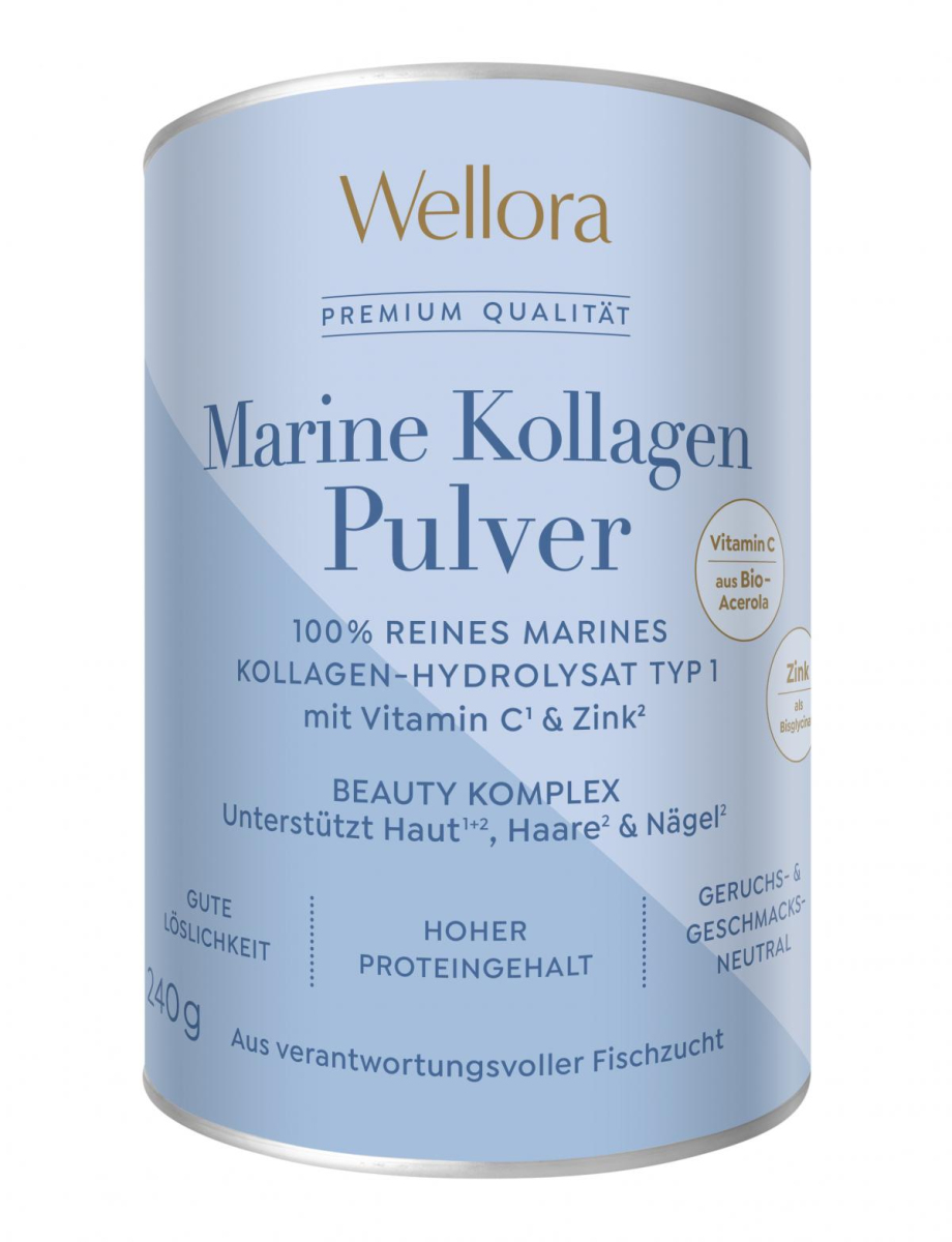 Marines Kollagen-Hydrolysat mit Vitamin C, Zink