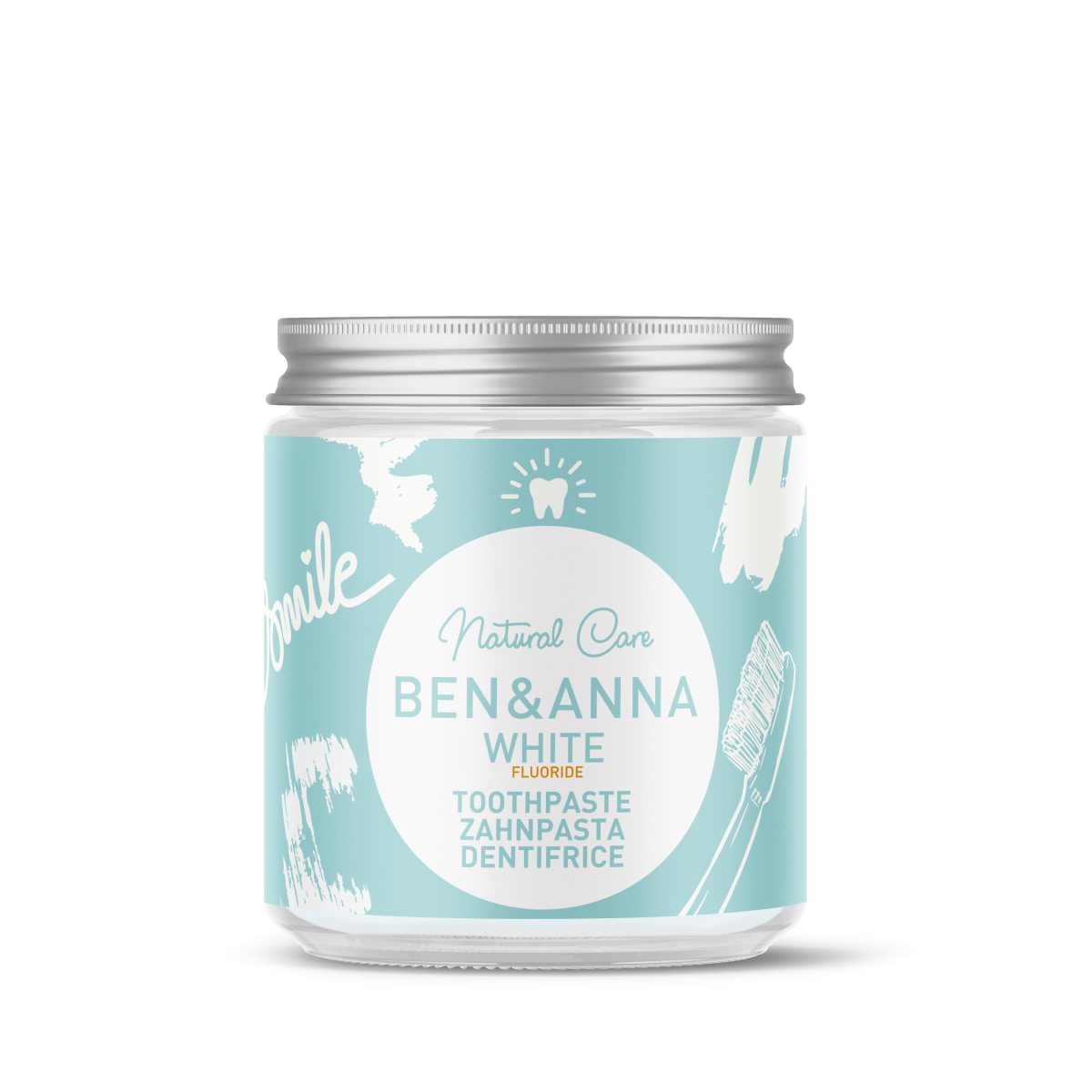 White Flourid Natural Toothpaste