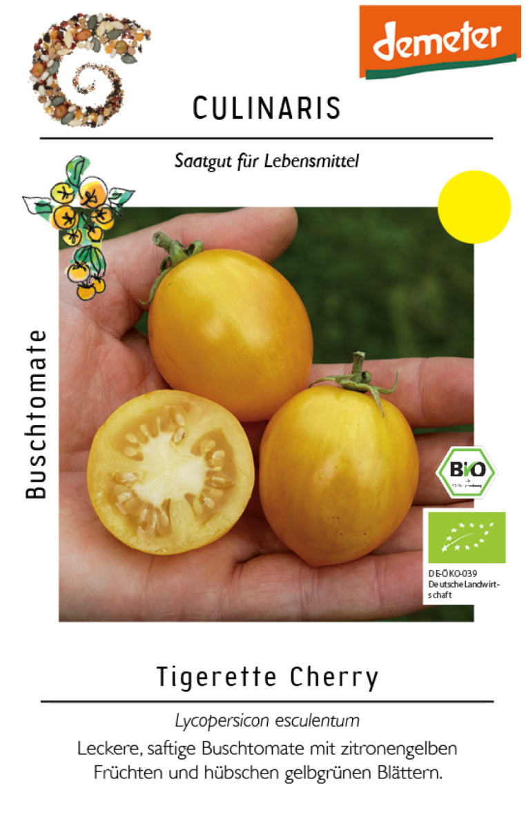 Saat Buschtomate "Tigerette Cherry"
