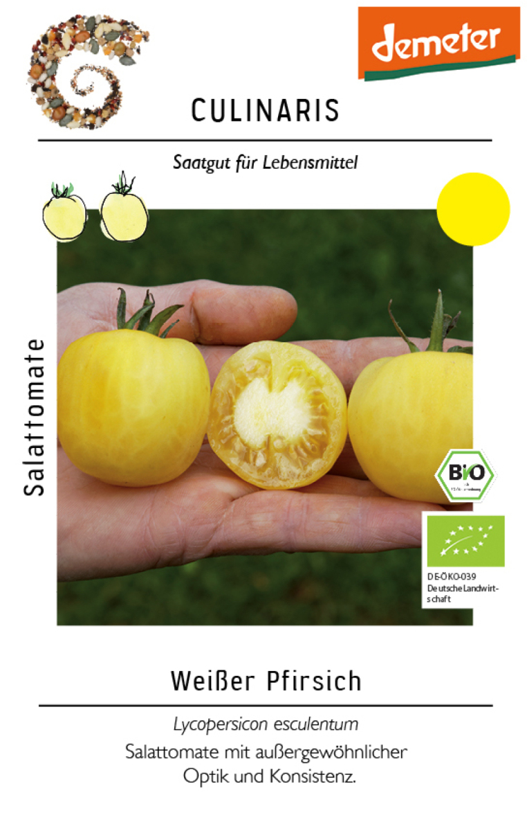 Saat Salattomate "Weißer Pfirsich"