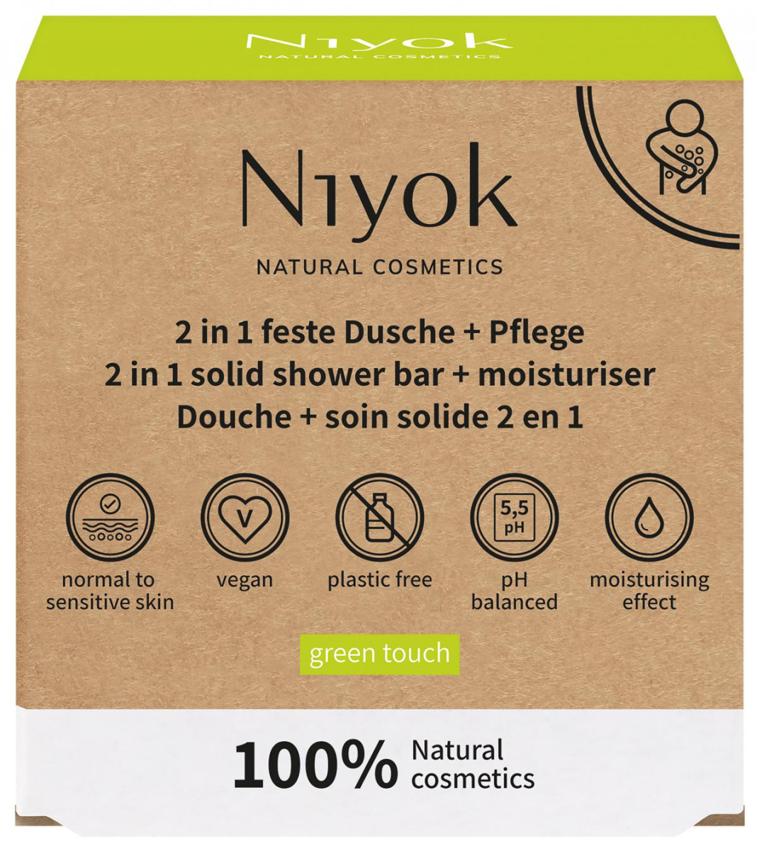 2in1 Feste Dusche + Pflege