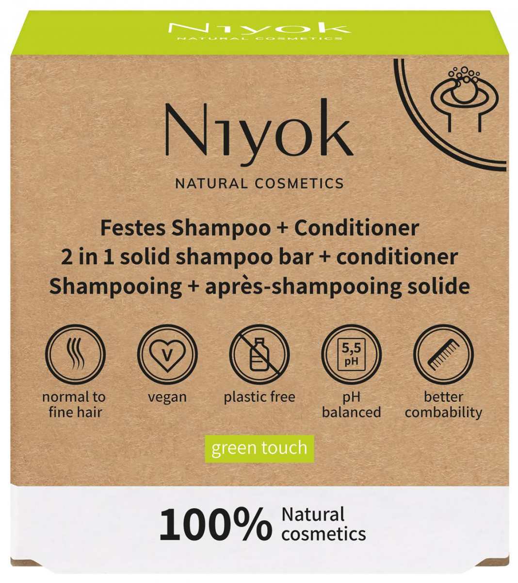 2in1 Feste Shampoo + Conditiner