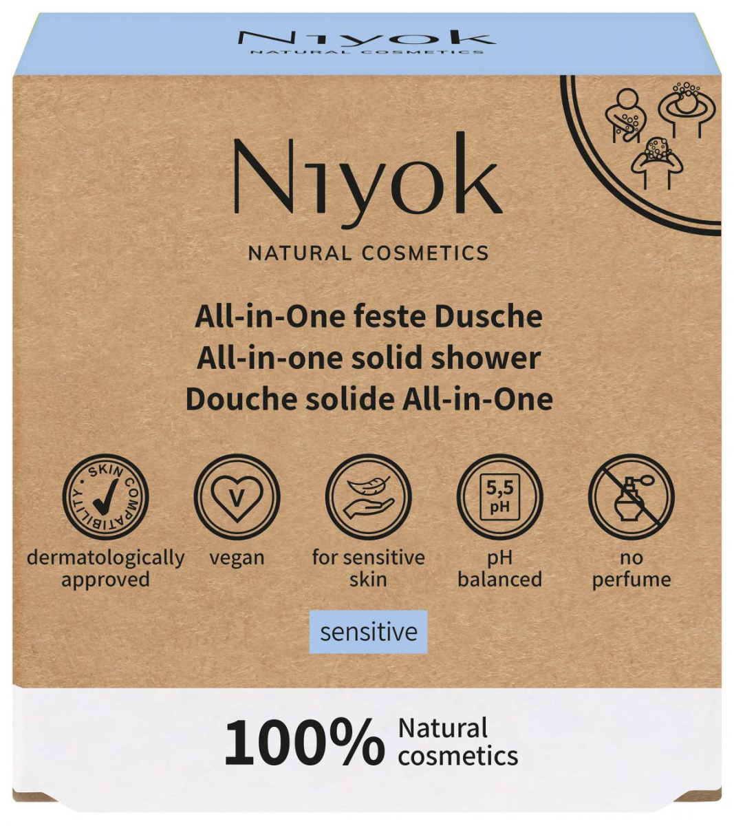 All-in-One feste Dusche Sensitiv