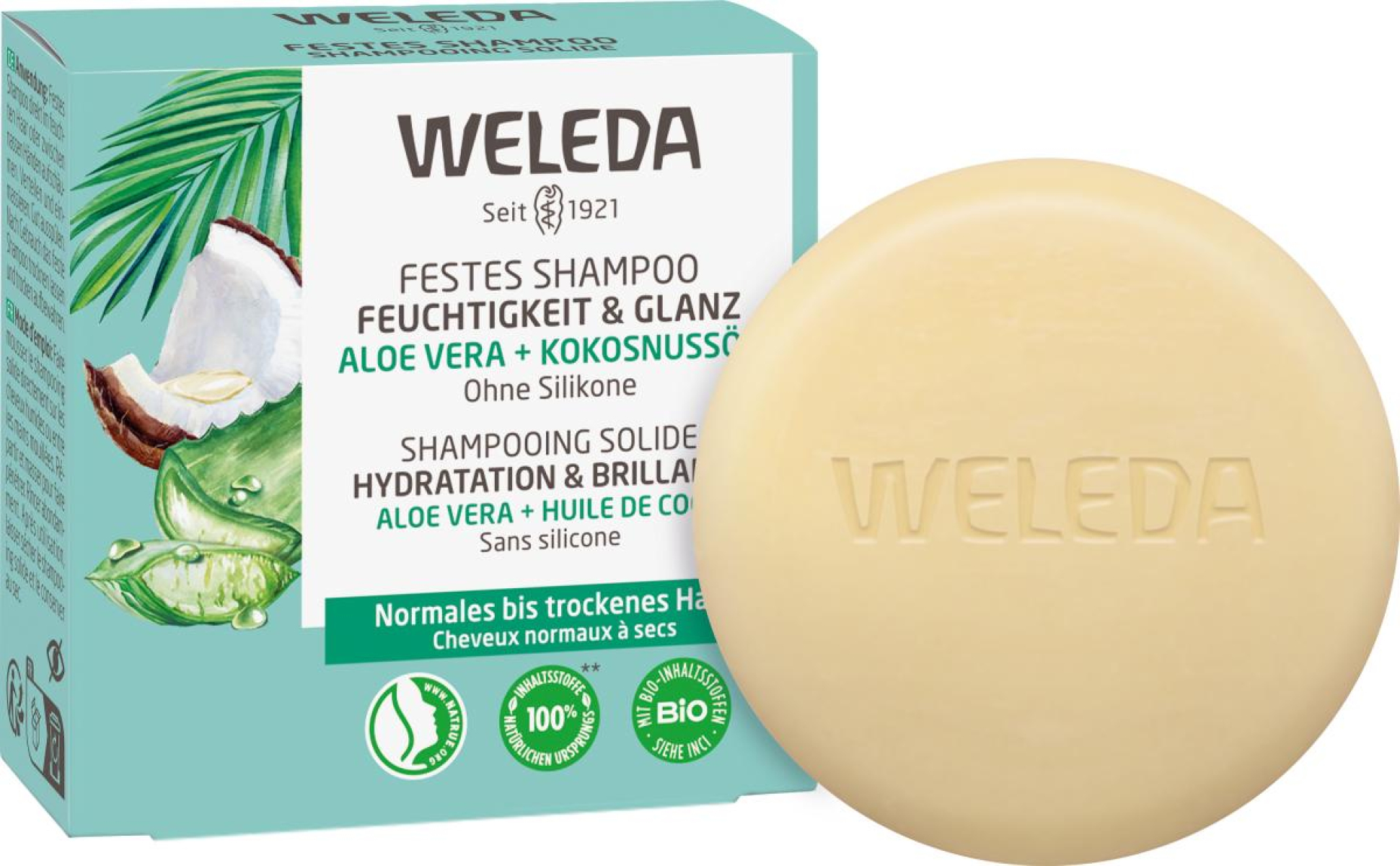 Feste Shampoo Aloe Vera & Kokosnuss