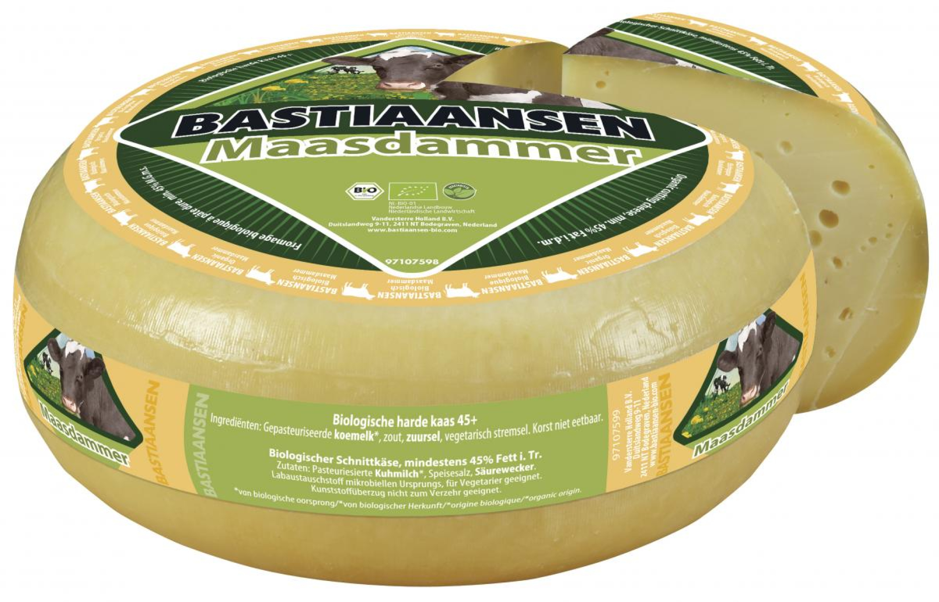 Maasdamer 45% Fett i. Tr.