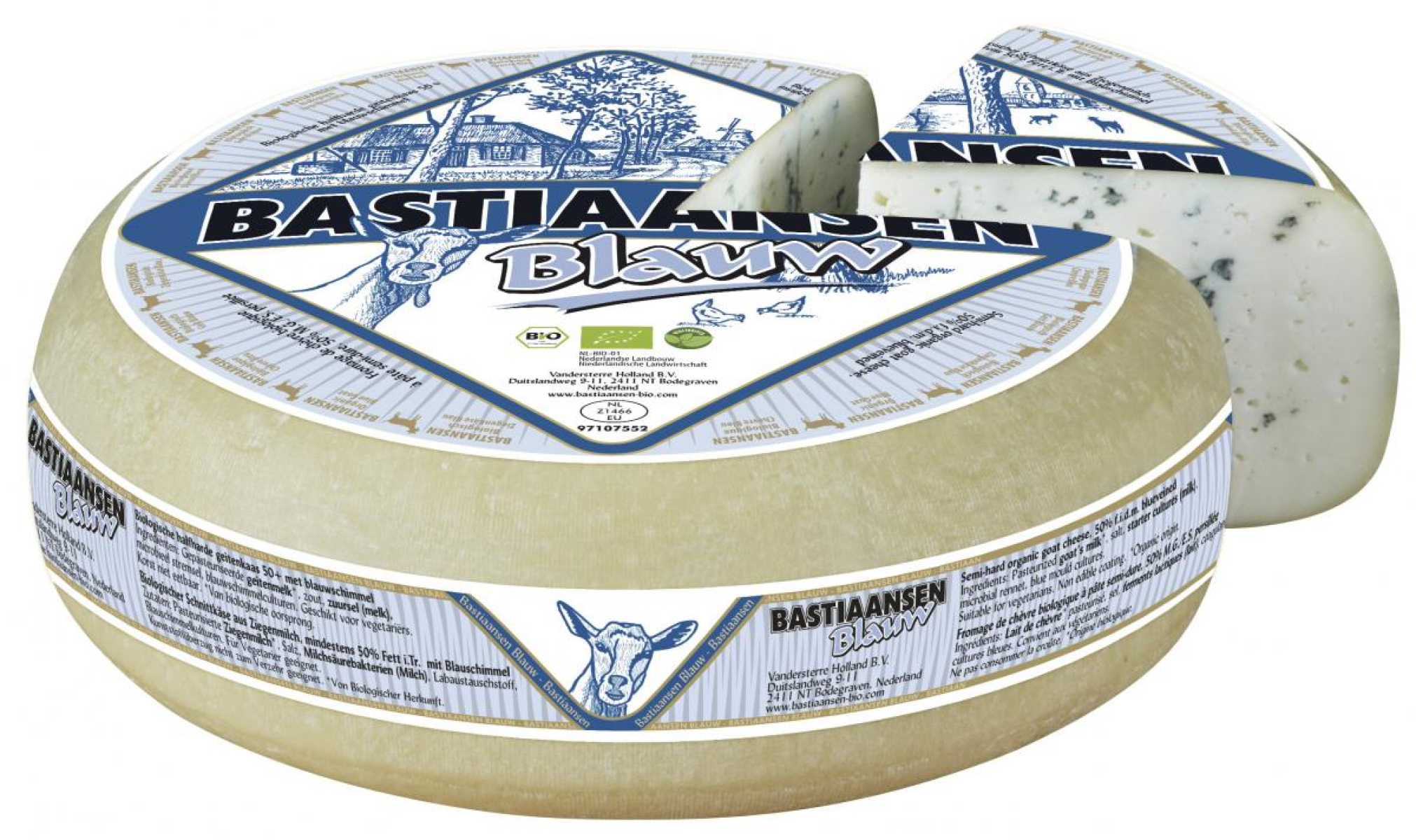 Ziegengouda Blauschimmel 50% Fett i. Tr