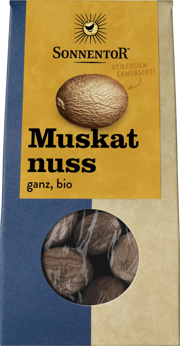 Muskatnuss ganz