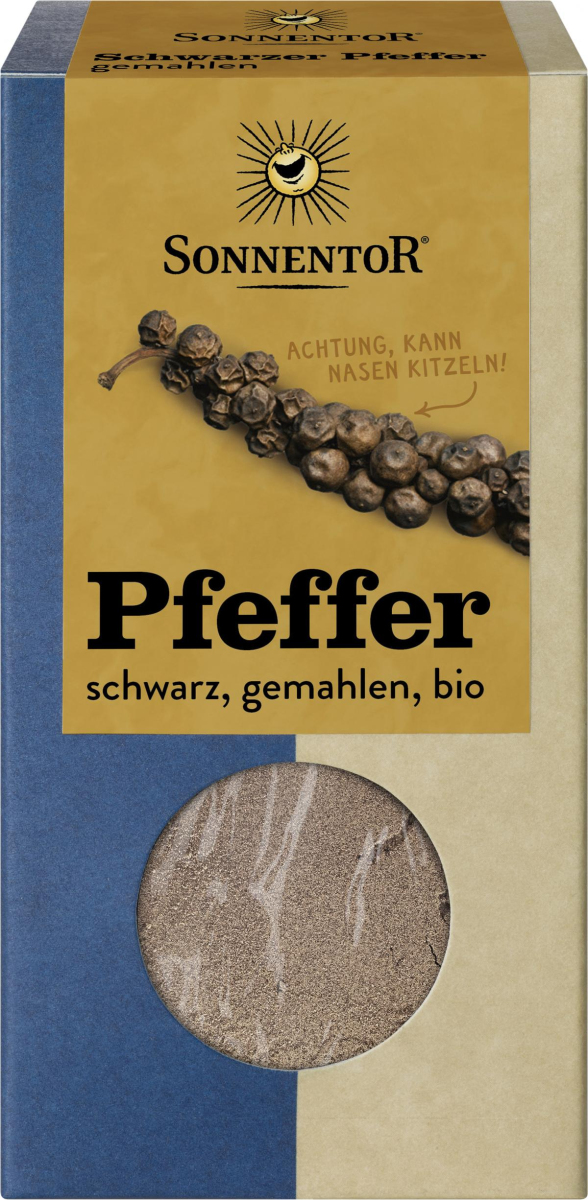 Pfeffer schwarz, gemahlen