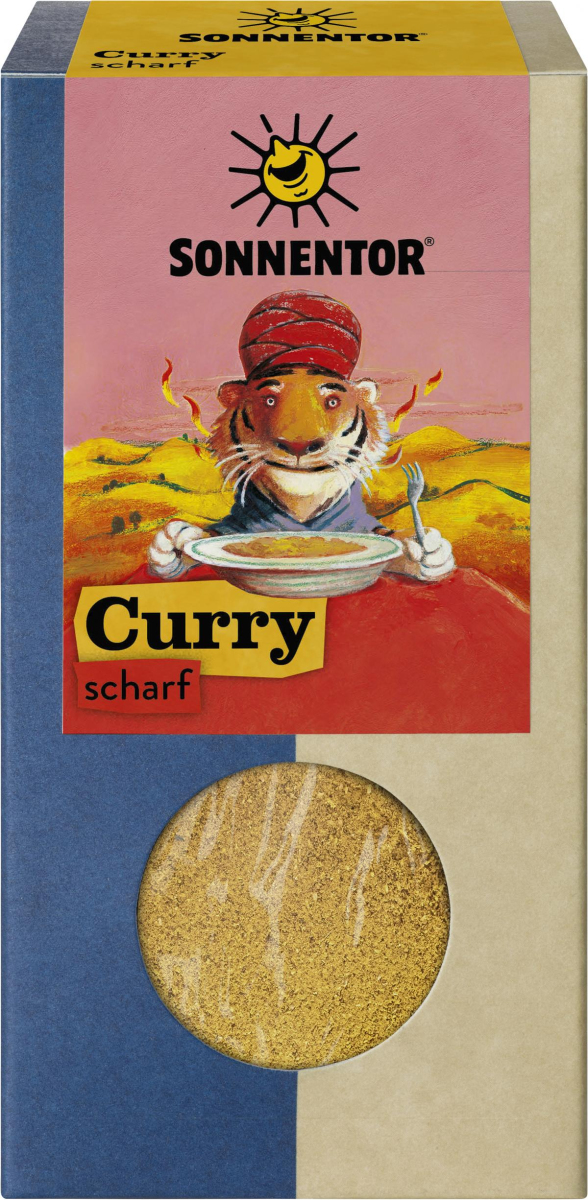 Curry scharf gemahlen