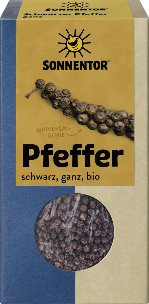 Pfeffer schwarz, ganz