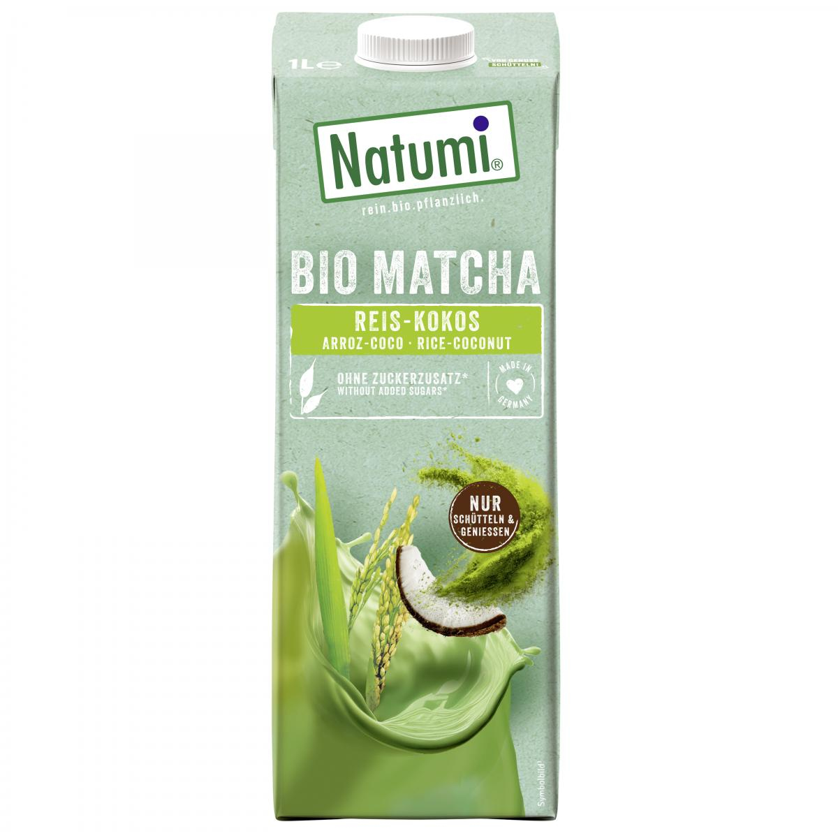 Matcha Reis Kokos Drink
