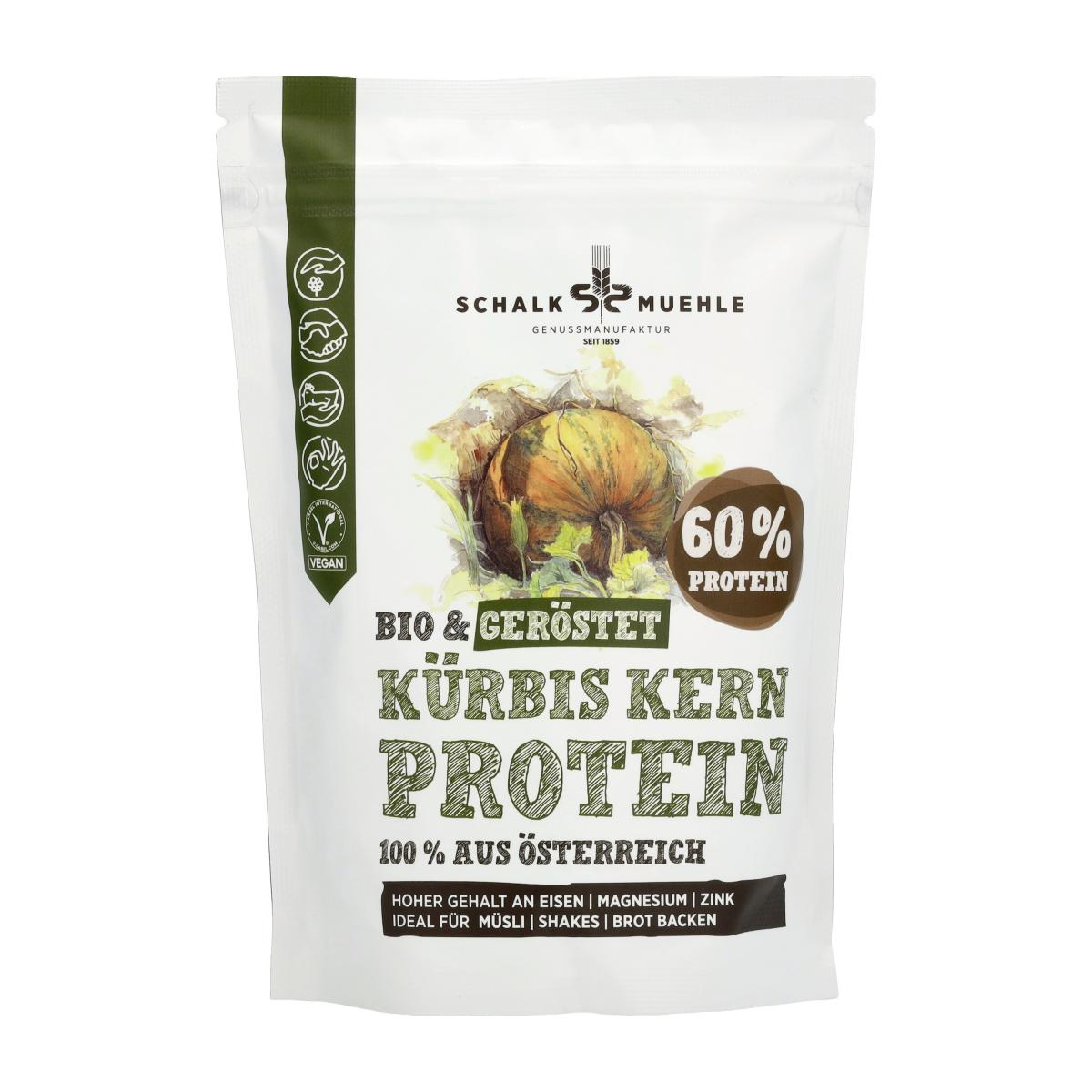 Kürbiskern Protein Pulver geröstet