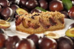 Pflaumenstreuselkuchen (4 Stück)