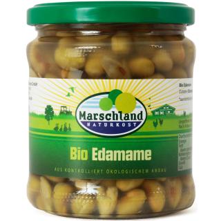 Edamame im Glas
