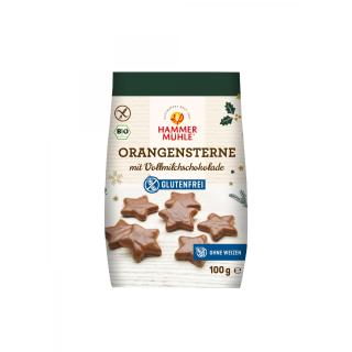 Orangensterne Vollmilchschokolade GF