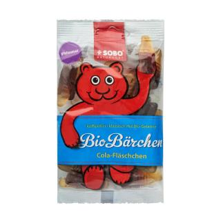 Cola Fläschchen mit Gelatine