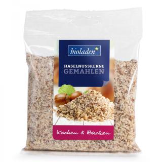 Haselnüsse gemahlen