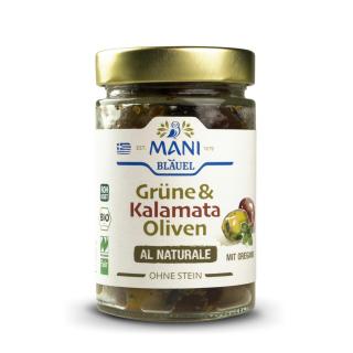Grüne & Kalamata Oliven al naturale