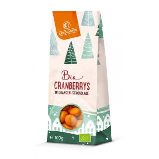 Cranberrys in Orangen Schokolade