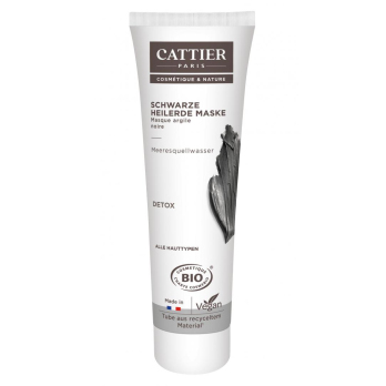 Schwarze Heilerde Maske