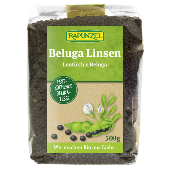 Beluga Linsen, schwarz