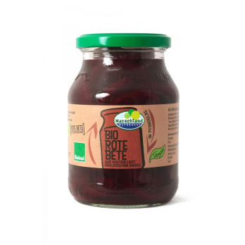 Rote Bete, zubereitet im Pfandglas
