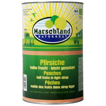 Pfirsiche, halbe Früchte (Großgeinde)