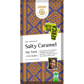Vollmilch Schokolade Salty Caramel GEPA