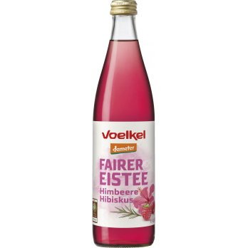 Eistee mit Himbeere & Hibiskus