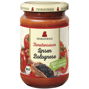 Tomatensauce Linsen Bolognese vegan