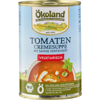 Tomaten Cremesuppe, vegetarisch