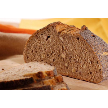 Haselnussbrot mit Mohn