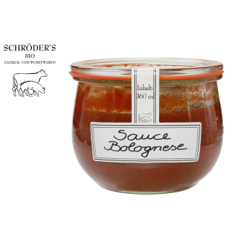 Bolognese Sauce im Weck-Glas