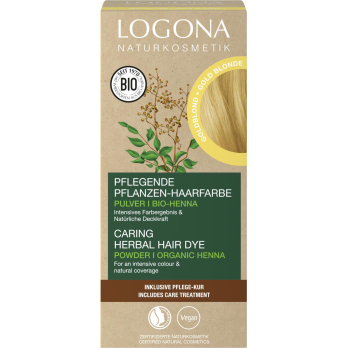 Pflanzen Haarfarbe Pulver Goldblond