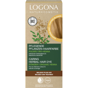 Pflanzen Haarfarbe Pulver Kupferblond