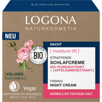 Straffende Schlafcreme Rose & Apfel
