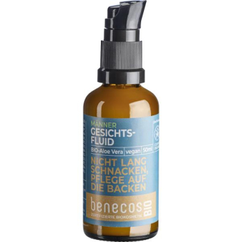 Gesichtsfluid Aloe Vera "Nicht lang schnacken, Pflege auf die Backen"
