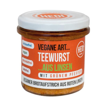 Besser als Teewurst mit grünem Pfeffer (vegan)