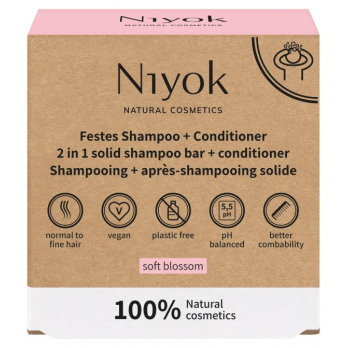 2in1 Festes Shampoo + Conditioner Soft Blossom