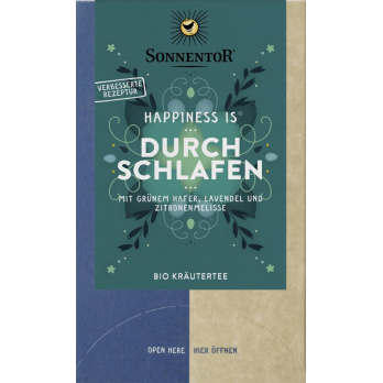 Happiness is...Durchschlafen Tee, TB
